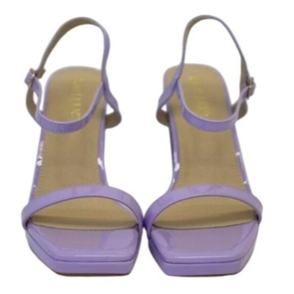 KAYLEEN / Nahlah-7 / Lavender / Lila /Block Heel / Sandals With Adjustable Strap - Picture 3 of 7